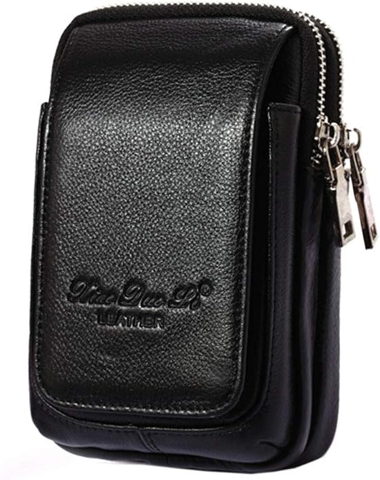 Leather Waist Pack Phone Belt Bag for Men Loop Holster Wallet Cellphone Case Pouch Pack Clip Money Purse - Image 3