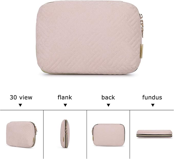 BAGSMART Large Electronics Travel Organizer Case for Women, Pink | Travel Essentials, Cord Organizer, Cable Organizer Bag, Travel Accessories for Women - Image 7