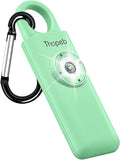 Personal Safety Alarm for Women – Superior Loud Siren & SOS Strobe | Premium Compact & Well-crafted Self Defense Keychain Alarm, College Dorm Essential, Variety of Colors (Light green) by Thoepb