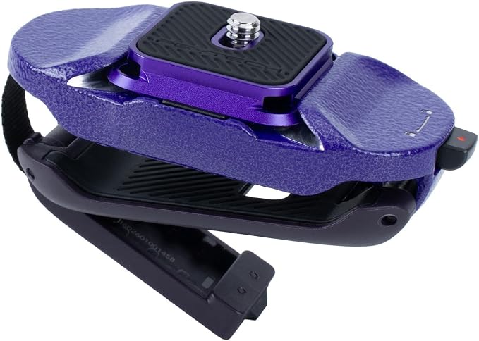 PGYTECH Beetle Camera Clip V2 with Plate Quick Release Camera Backpack Clip | Arca-Swiss Compatible, SnapLock System for Sony/Nikon/Fuji/DSLR Cameras, Instant Mounting & Hands-Free, Aurora Purple by PGYTECH-US
