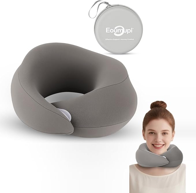 Travel Neck Pillow Airplane,Memory Foam Neck Pillow Travel,Flight Pillow - Image 8