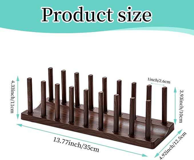 Berglander Dish Rack 14", Adjustable Vertical Plate & Lid Organizer for Kitchen Cabinet or Countertop, Drying Stand for Dishes, Cutting Boards, Pot Lids, Food Container Lids, Cups, Bakeware & Books - Image 2