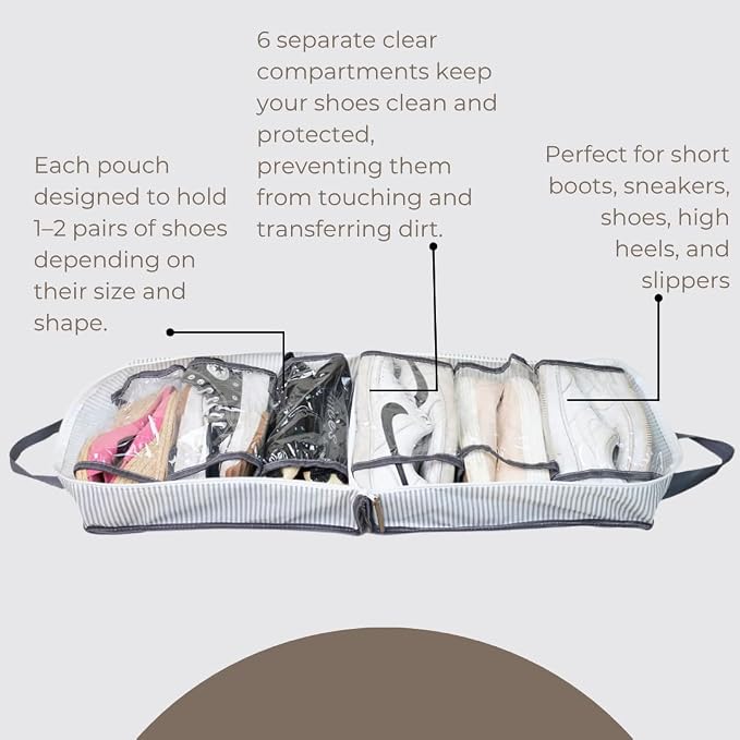 Shoe Bag for Travel, Portable Storage Organizer for Women and Men - Image 2