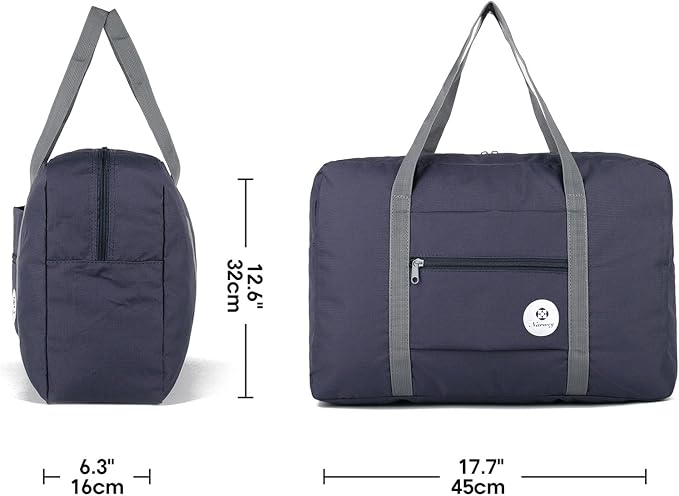 For Spirit Airlines Personal Item Bag Foldable Travel Duffel Bag Tote Carry on Luggage Duffle Overnight for Women and Men - Image 6