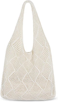 Sightor Crochet Tote Bag, Mesh Beach Bag Knit Summer Hobo Bag for Women | Beach Tote bag Vacation Outfits Aesthetic Boho Bag by Sightor