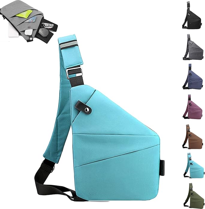 Anti Theft Travel Bag,Anti Theft Crossbody Bag, Sling Bag Travel Crossbody Bag for Women Men by ocalil