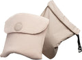 Trtl Travel Pillow Original 2.0 – Scientifically Proven Super Soft Travel Pillow with Premium Head & Neck Support – for Airplane Travel – Machine Washable – Lightweight & Compact – Sand Beige by Trtl