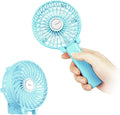 EasyAcc Mini Handheld Fan with Built-in Battery, USB Rechargeable Desk Fan, 3-10H Runtime, Folding Portable Personal Fan for Stroller, Travel, Office and Outdoor by EasyAcc