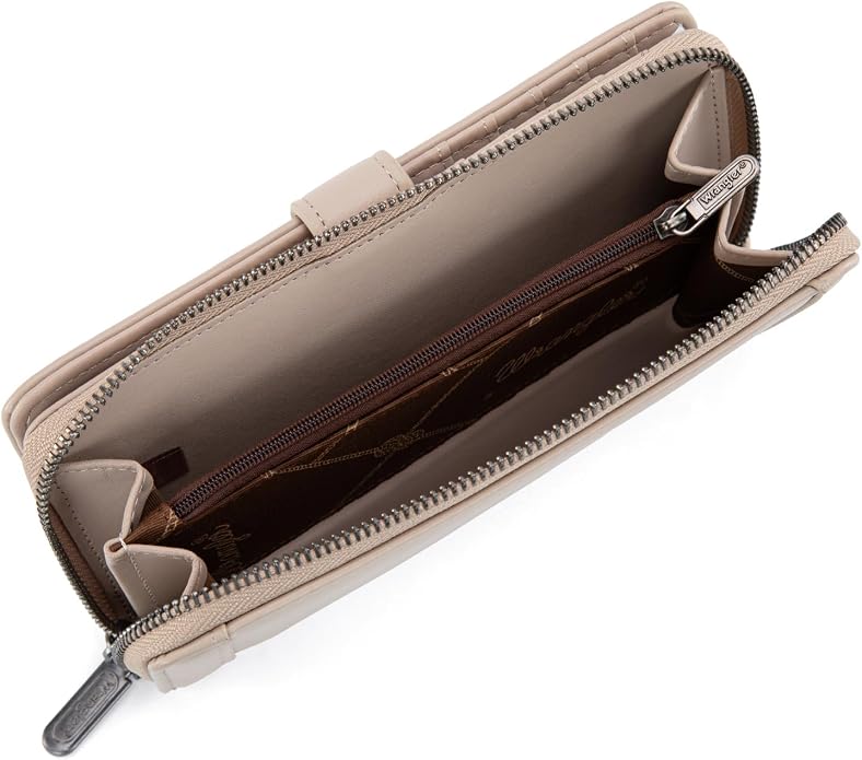 X Wrangler Women's Wallets Bifold Wristlet Wallets for Women Large Capacity Credit Card Wallet with ID Window - Image 3