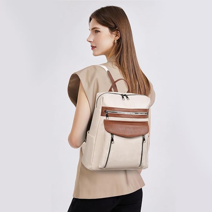 GAEKEAO Backpack Purse for Women PU Leather Anti-theft Backpack Ladies Convertible Large Travel Designer Fashion Shoulder Bag - Image 2