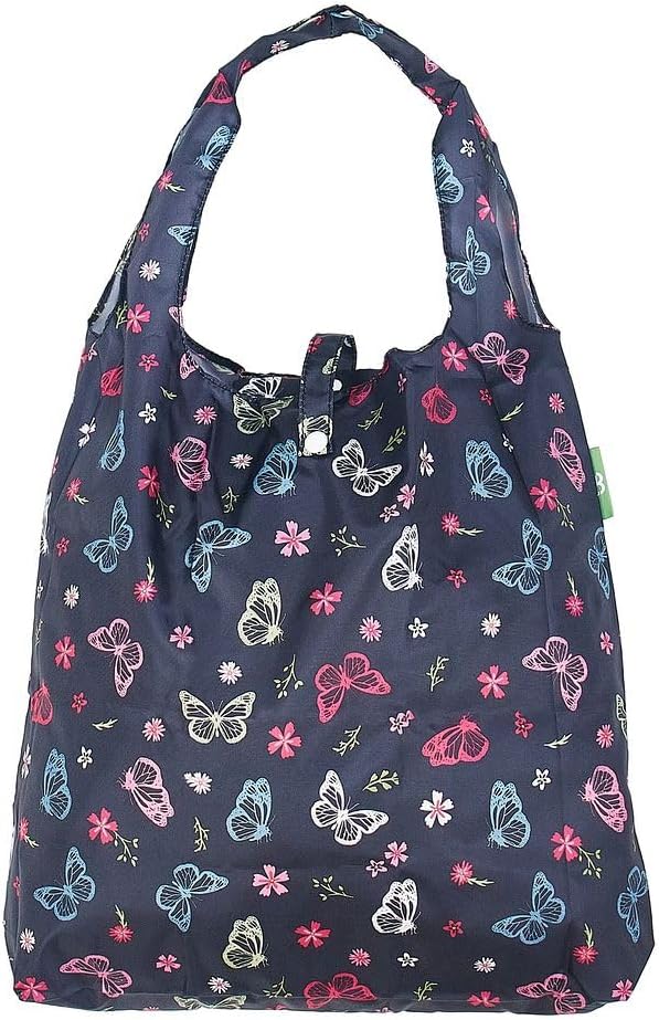 ECO CHIC Foldable Reusable Grocery Bags - Lightweight, Recycled & Reusable Shopping Bag - Waterproof Packable Tote by ECOCHIC