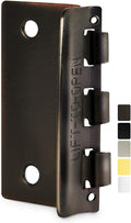 Jack N’ Drill Flip Action Door Lock (6 Pack)- Reversible Privacy Door Locks with Anti Lockout Screw for Child Proofing and Home Defense, Easy to Install and Durable Lock for Interior Swing-in Door by JD+Jack+N%27Drill