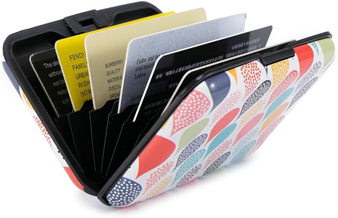 RFID Aluminum Wallet Credit Card Protector Case Holder for Men Women | Mini RFID Aluminum Wallet Credit Cards Holder Business Card Case Metal ID Case for Men Women - Image 3