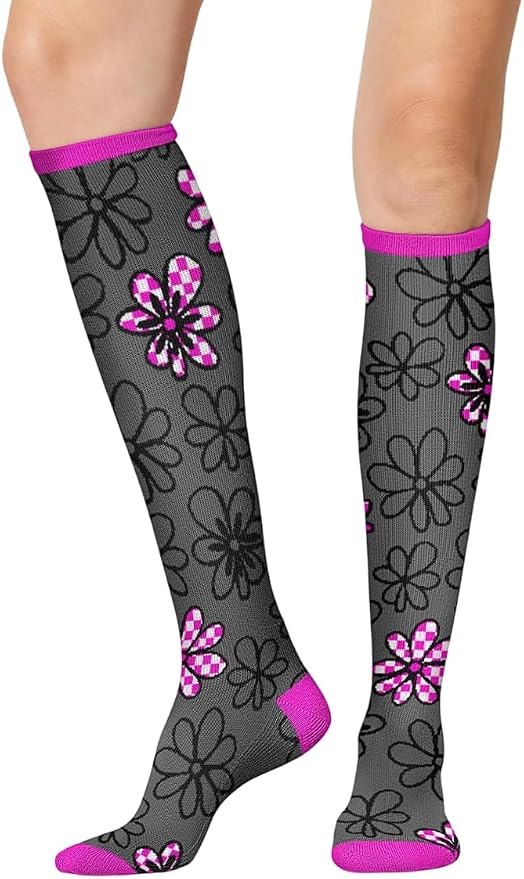Cherokee Legwear Compression Socks for Women 10-15 mmHg (1-Pair Pack) | Comfort Support Knee Highs, Soft Fit, Regular & Wide Calf, Soft Knit Feel, Lightweight, Easy Care for Work and Everyday Wear by Cherokee