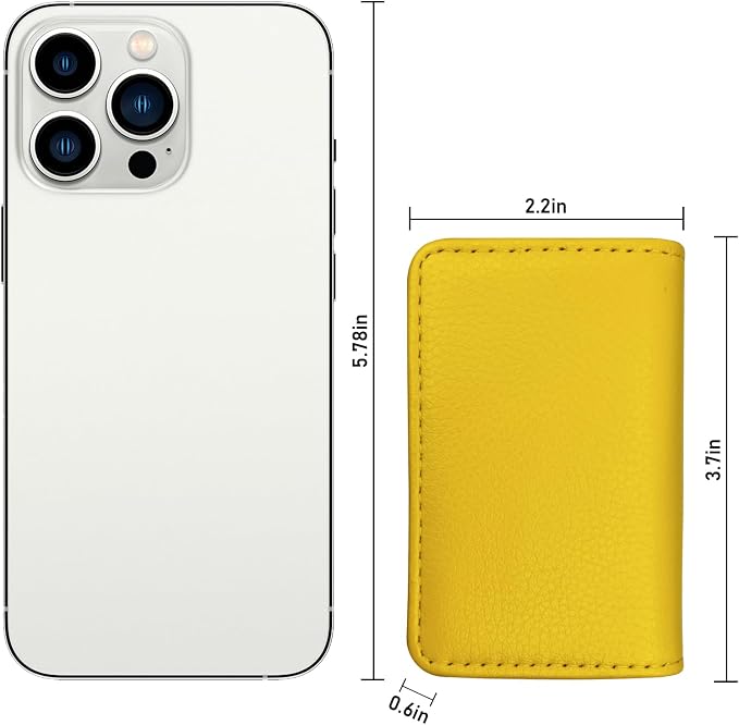 AI-DEE RFID Blocking Wallet - Minimalist Leather Business Credit Card Holder (A215-05), Small - Image 5