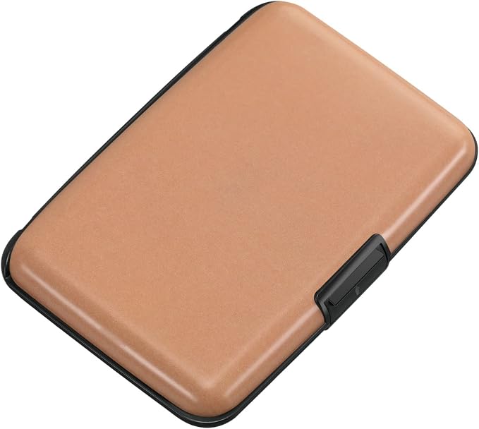 RFID Blocking Credit Card Protector Case Holder Wallet for Men Women | RFID Blocking Credit Card Protector Aluminum ID Case Hard Shell Business Card Holders Metal Wallet for Men or Women - Image 4