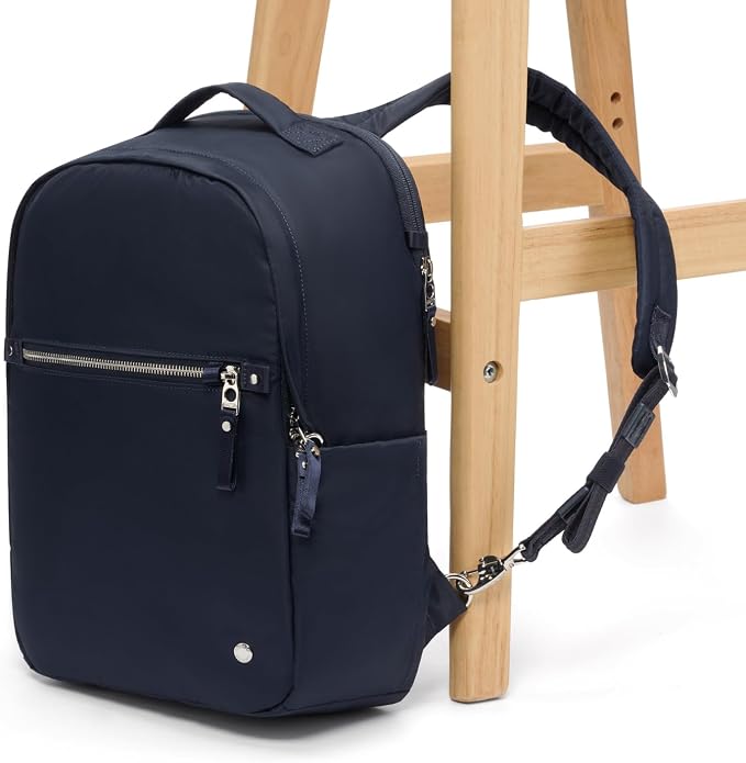 Pacsafe W 10L Anti Theft Backpack, Navy - Image 7