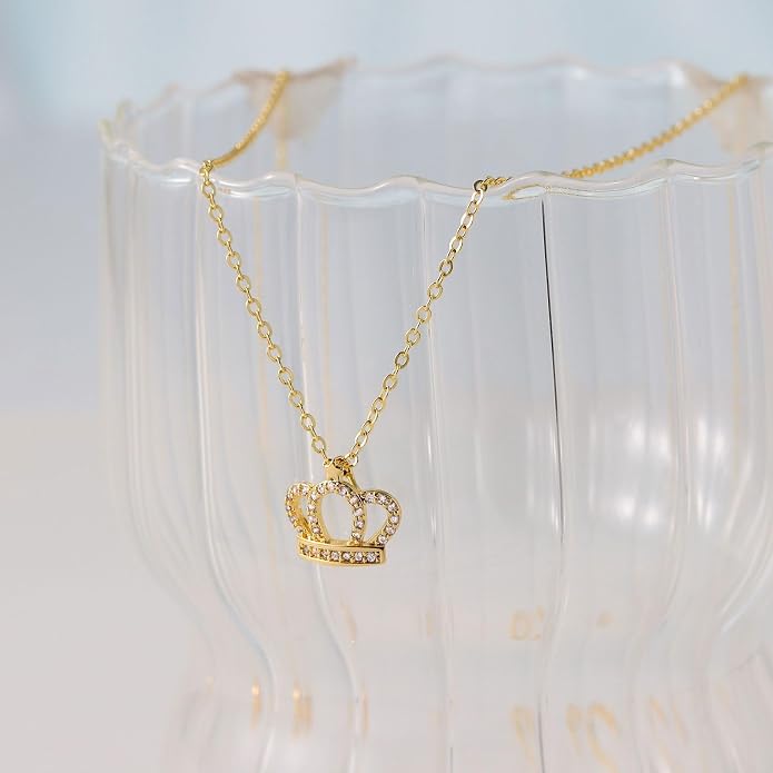 Gold Necklace for Women, Dainty Charm Pendant Necklace Jewelry Gift | 14K Gold Plated, Cute, Delicate, Adults, Non Tarnish, Hypoallergenic, Accessories - Image 6