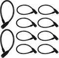 Child-Proof Refrigerator Lock for Kids & Adults - Lock for French Door Fridge and Cabinet (Regular, Black, 10 Pack Keyed Alike) by UrbanAugust