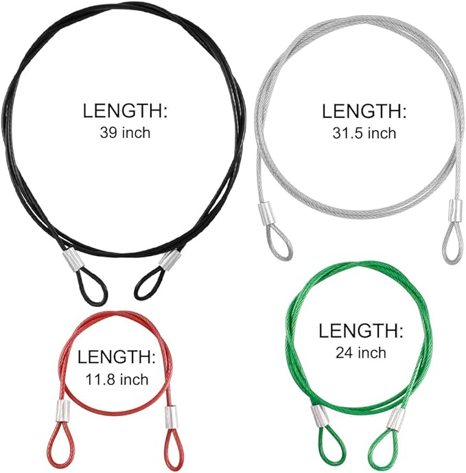 DanziX TSA Approved Lock and 4 Colors Stainless Steel Safety Tether，3-Dial Combination Travel Luggage Lock with Lanyard Security Cable for Protect Your Different Sizes of Suitcase,Baggage-Deep Blue - Image 3