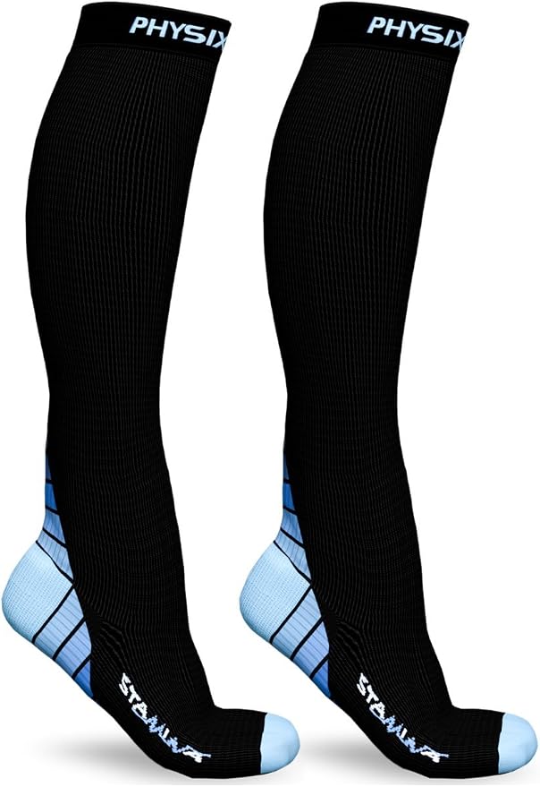 Physix Gear Compression Socks 20-30 mmHg - Men & Women - Running, Nurses, Shin Splints, Flight, Travel - Image 4