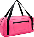 HOLYLUCK Foldable Travel Duffel Bag For Women & Men Luggage Great for Gym - pink by holyluck