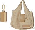 Foldable Tote Bag Keychain - Large Capacity Portable Shopping Bag Keyring - Reusable Groceries Bag for Daily Use by Unknown