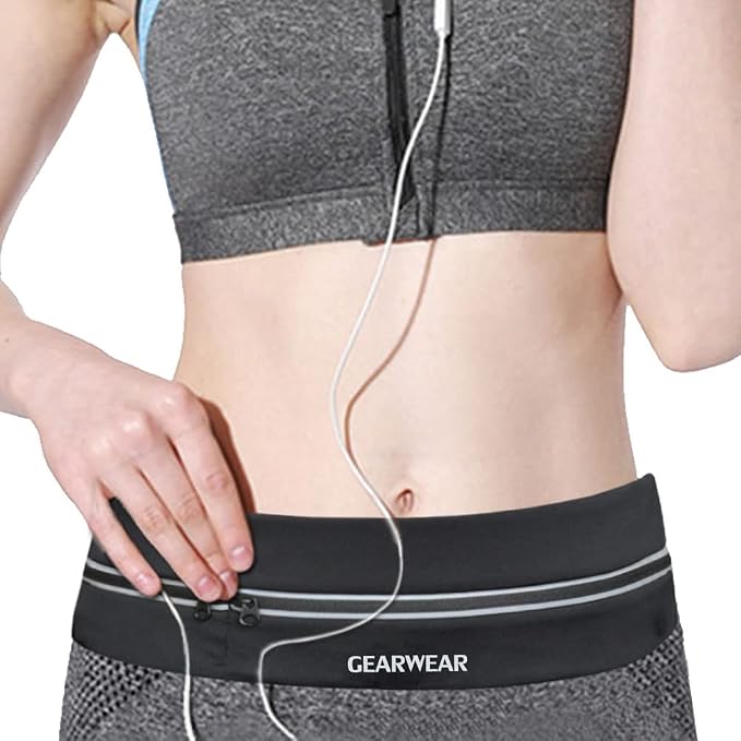 Running Belt | Runner Fanny Pack for Women and Men | Adjustble Waist Band Pack for Storage Phone - Image 3