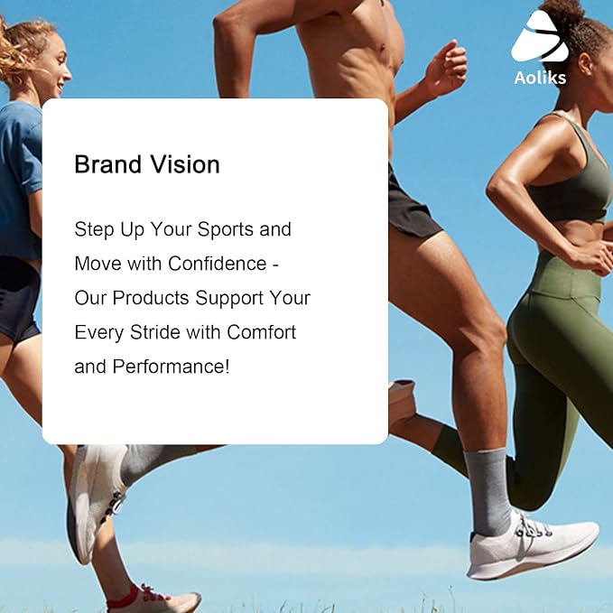 Aoliks Medical Compression Socks for Women & Men, Support Knee High Socks for Running,Nurses,Travel - Image 7