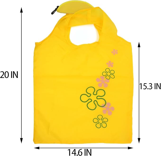 10PCS Fruits Reusable Grocery Shopping Tote Bags Folding Pouch Storage | Reusable Grocery Bags Foldable Machine Washable Reusable Shopping Bags,Lightweight Polyester Fabric - Image 5