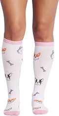 Cherokee Legwear Compression Socks for Women 10-15 mmHg (1-Pair Pack) | Comfort Support Knee Highs, Soft Fit, Regular & Wide Calf, Soft Knit Feel, Lightweight, Easy Care for Work and Everyday Wear by Cherokee