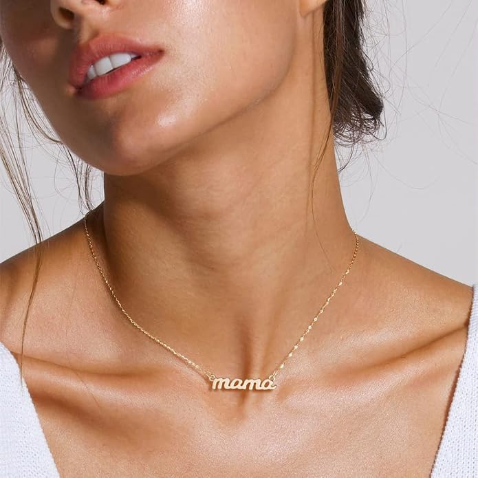 Gold Necklace for Women, Dainty Charm Pendant Necklace Jewelry Gift | 14K Gold Plated, Cute, Delicate, Adults, Non Tarnish, Hypoallergenic, Accessories - Image 2