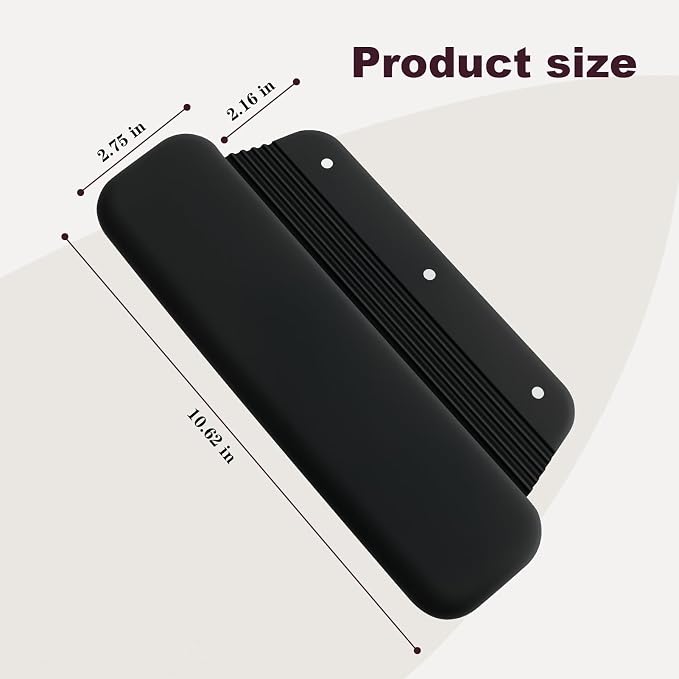 Silicone Electric Toothbrush Travel Case, Portable Protective Cover Compatible with Philips Sonicare, Oral-B, Aquasonic, Suri, Burst - Black - Image 5