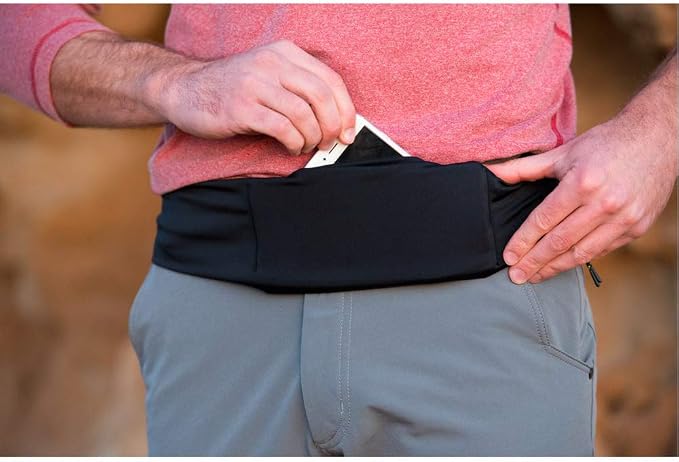 BANDI Running Belt for Women & Men – USA Made No-Bounce Adjustable Waist Pack & Secure Fanny Pack – Fits All Phones, Gels & Essentials – Zipper-Free, Medical Device Friendly - Image 7