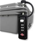 Cut-Resistant Gun Lock, TSA Approved Tamper-Proof Child-Safe Padlock, Black by CedarMillFineFirearms