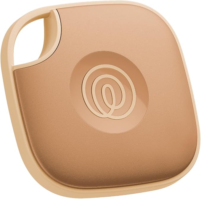 Life360 Tile - Bluetooth Tracker, Keys Finder and Item Locator for Keys, Bags and More. Phone Finder. Both iOS and Android Compatible. 1-Pack (Dune) by Life360