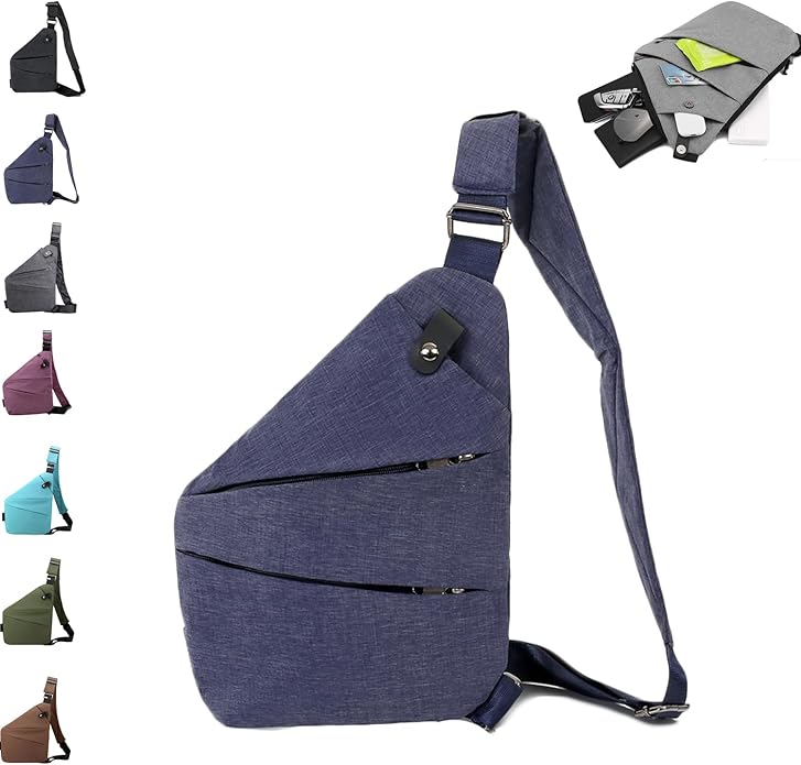 Anti Theft Travel Bag,Anti Theft Crossbody Bag, Sling Bag Travel Crossbody Bag for Women Men by ocalil