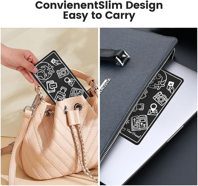 Airplane Travel Essentials for Flying Flex Flap Cell Phone Holder &Flexible Stand for Flying, Traveling, in-Flight, Zoom Video Calls, Books – Airplane Travel Essential, Red - Image 5