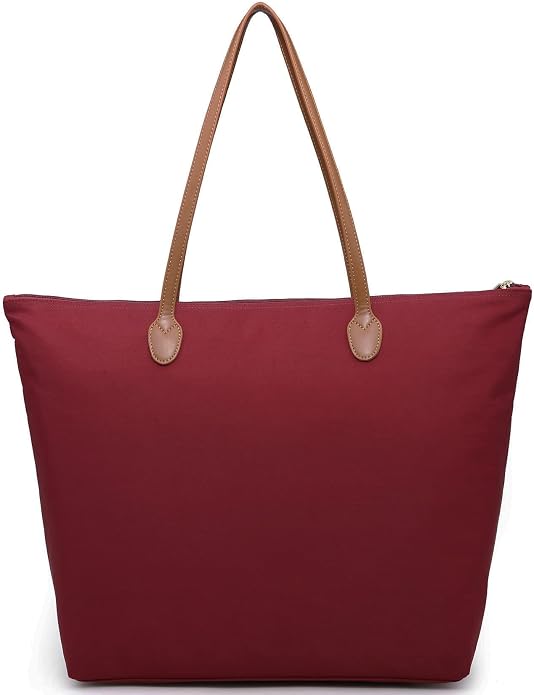 Water Resistant Light Weight Nylon Tote Bag Handbag - Image 3