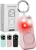 Keychain Personal Safety Alarm for Women, Rechargeable 150dB Alarm with Strobe Light, Pull Pin Emergency Siren for Walking, Running, Night Out, Parking Lots, Travel and Everyday Carry by MOSLIGHTING