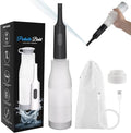 Hibbent Portable Bidet for Travel, High Pressure Electric Handheld Bidet Sprayer, 350-550ML Expandable Bottle for Personal Hygiene, USB-C Rechargeable Waterproof, Travel Sprayer for Women & Men, Black by Hibbent
