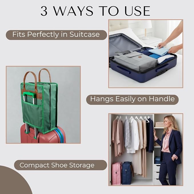 Shoe Bag for Travel, Portable Storage Organizer for Women and Men - Image 4