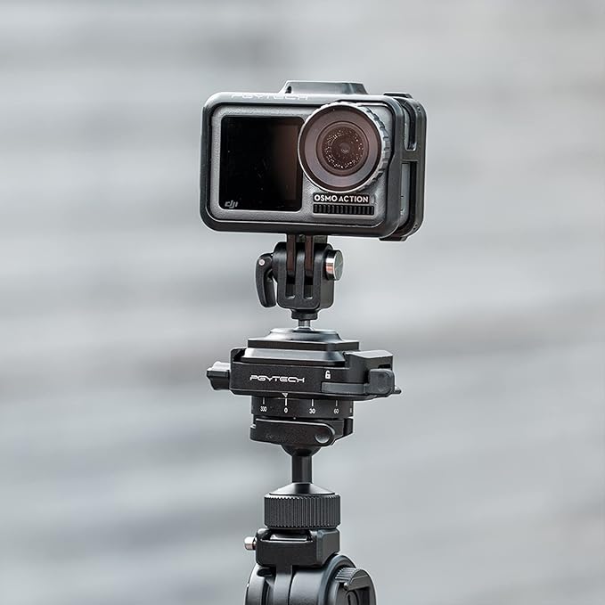 PGYTECH Action Camera Arca-Type Quick Release Plate, Aluminum Alloy Action Camera Mount for Gopro/Insta360/DJI Osmo Action/Pocket Most Action Cameras, Quick Connecting to Backpacks, Belts and tripods | for Gopro/Insta360/DJI Osmo Action/Pocket Most Act... - Image 3