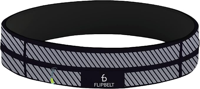 FlipBelt Zipper Running Belt, Waist Pack for Fitness and Running, US Company by FlipBelt
