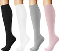 Breslatte Compression Socks for Women Men 15-20 mmHg | Graduated compression stockings knee high athletic support socks for travel running flying nurse pregnant by Breslatte