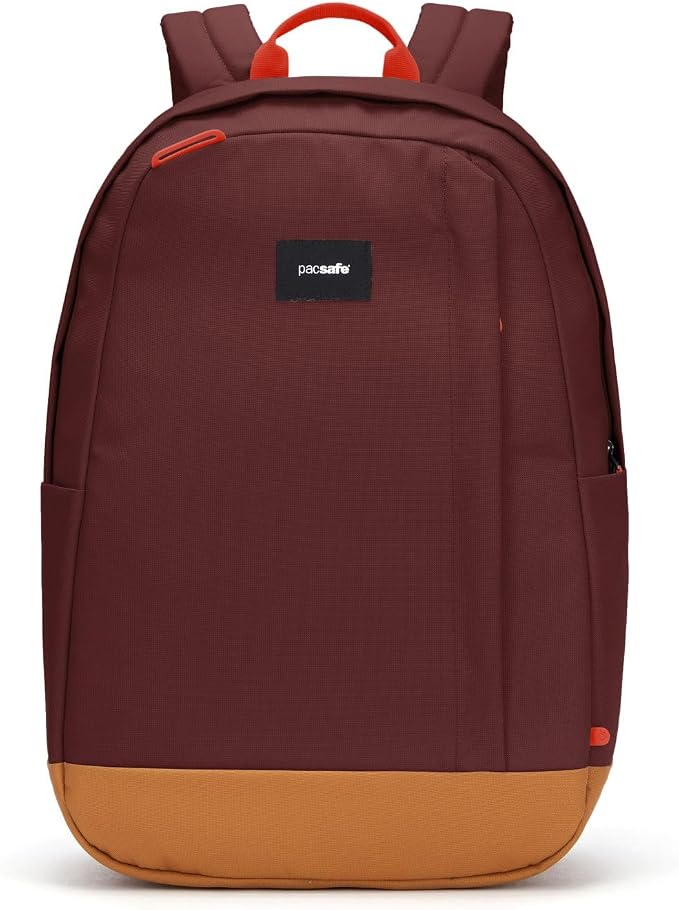 Pacsafe GO 25L Anti Theft Backpack, Garnet Red by Pacsafe