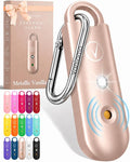 Vantamo Personal Alarm for Self Defense with Low Battery Notice, Strobe Light & Extra Loud 130 dB Double Speakers Safety Keychain Set for Women, Rechargeable Panic Button for Womens Self Defense by Vantamo
