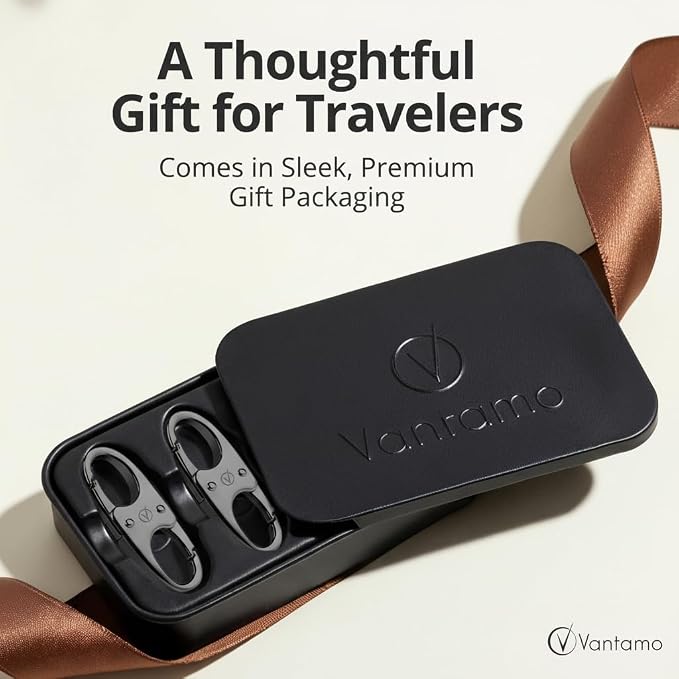Vantamo Premium 4 Zipper Clips Anti Theft for Backpack, Luggage & Purse, Pull Replacement Zipper Locks, Purse Clip for Travel - Image 7