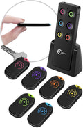 Esky Ultra Slim Key Finder Locator with 80dB Sound and 6 Receivers | Remote Wallet Tracker and Item Locators Beeper Tags for Finding Key, TV Remote, Wallet, Pets and Phone, Gifts for Women by Esky
