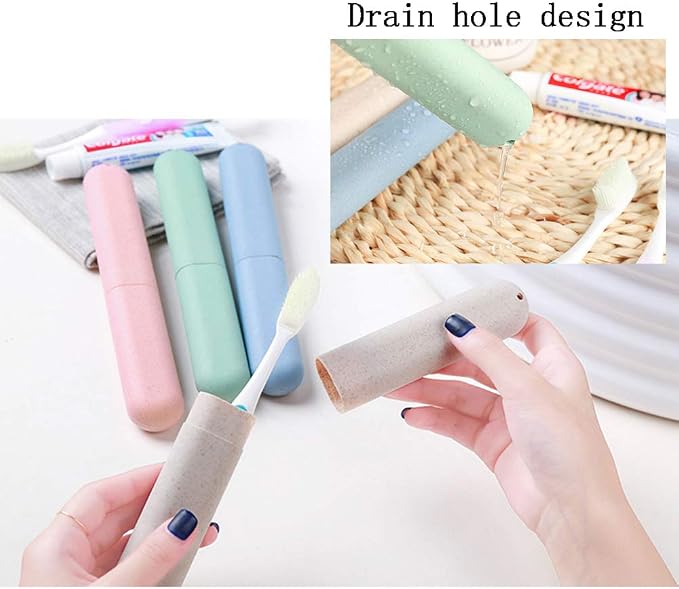 4 Pack Travel Toothbrush Case, Portable Breathable Toothbrush Holder Cases | Toothbrush cases for traveling toothbrush cover organizer container for Home, Travel, Business, Camping, School - Image 4